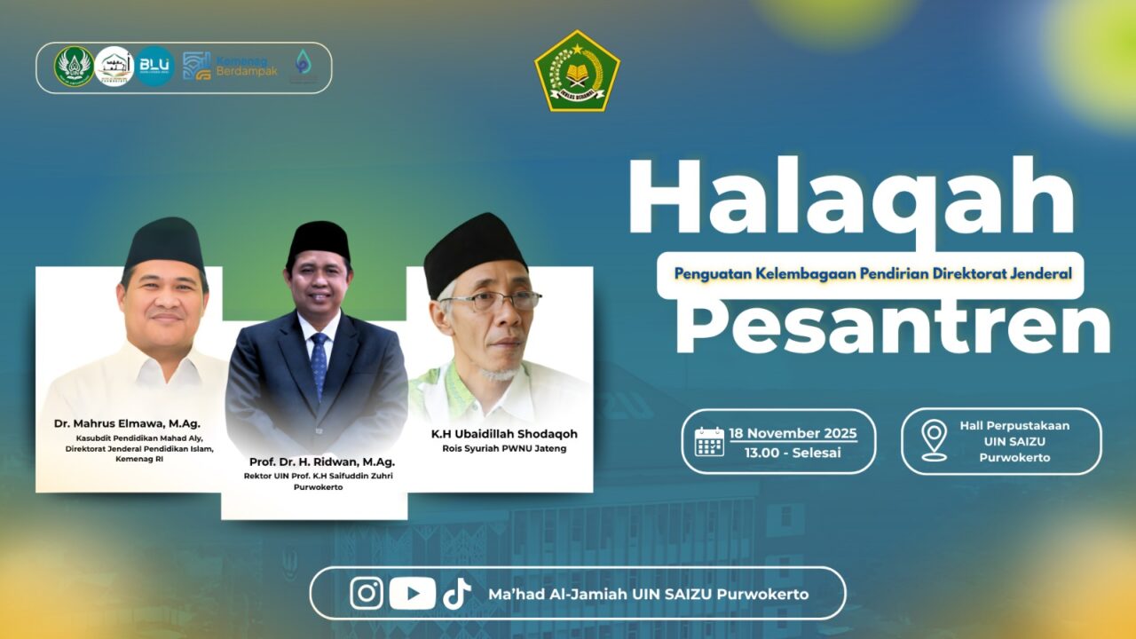 “HALAQOH PENGUATAN KELEMBAGAAN PENDIRIAN DIREKTORAT JENDERAL PESANTREN”